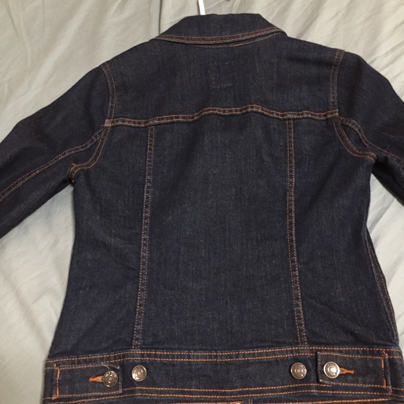 NWOT Old Navy Womens Dark Denim Jean Jacket Size S - Picture 7 of 8